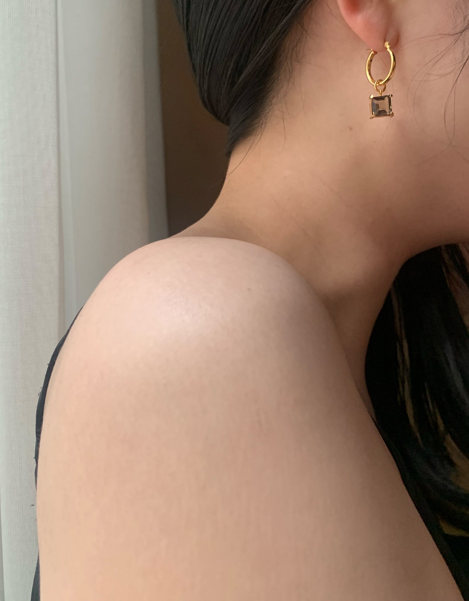 【colored stone】pierce/hoop