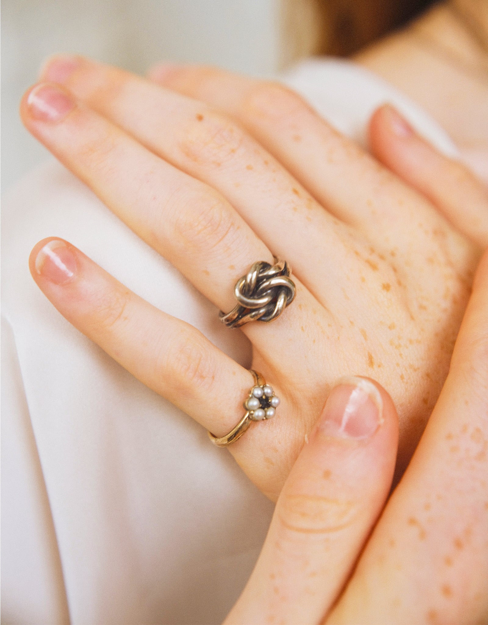 【silver】knot ring