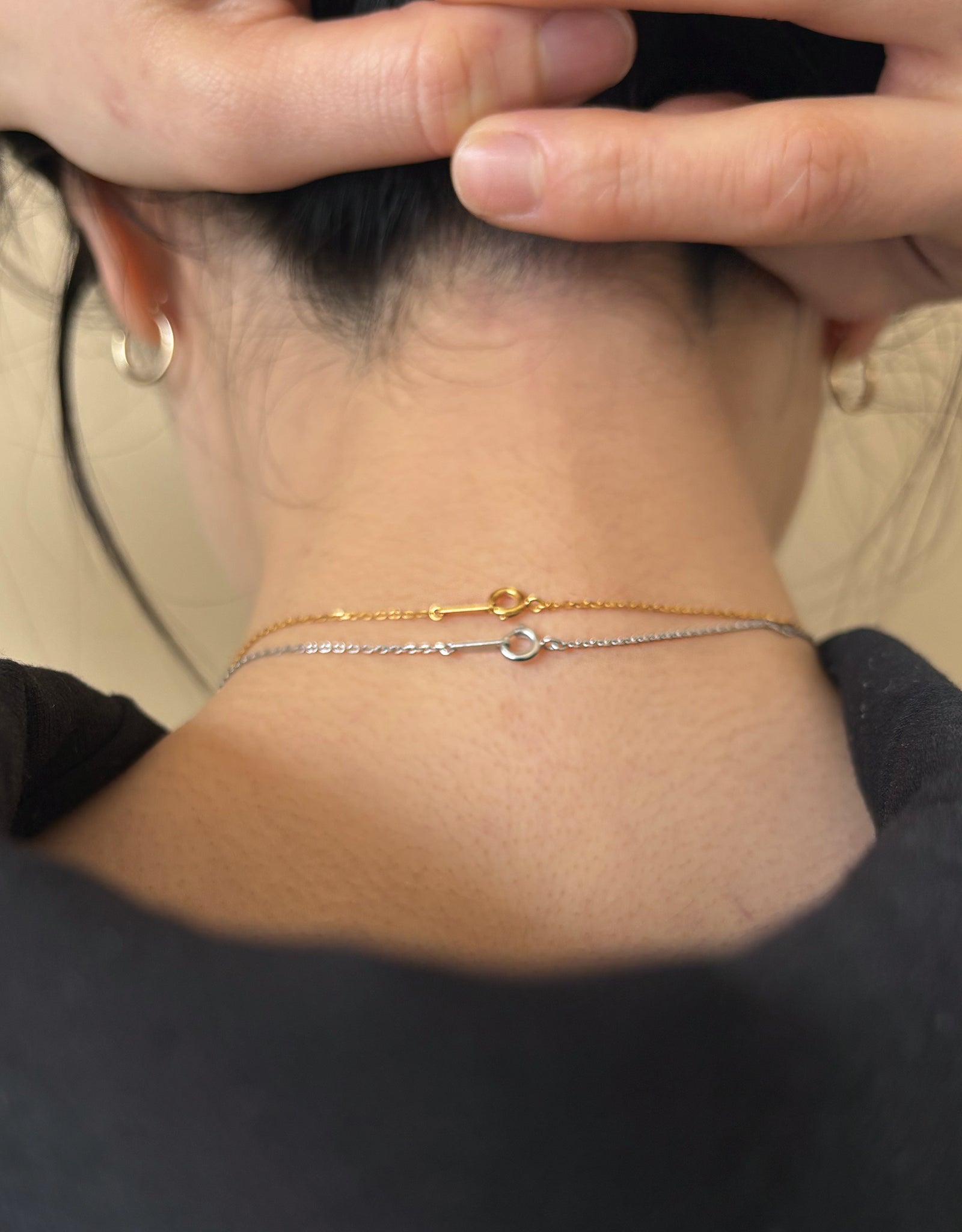 【silver】knot necklace