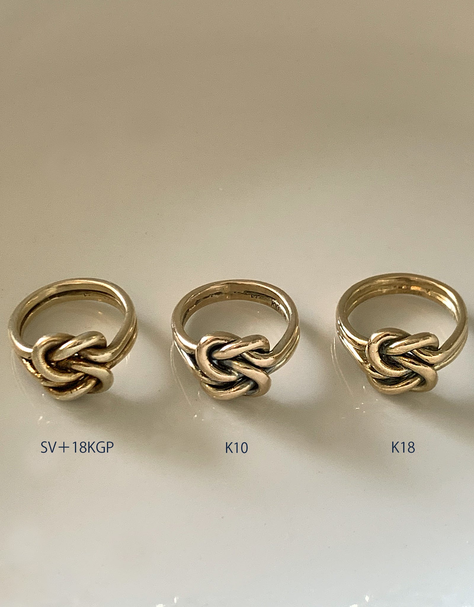 【gold】knot ring