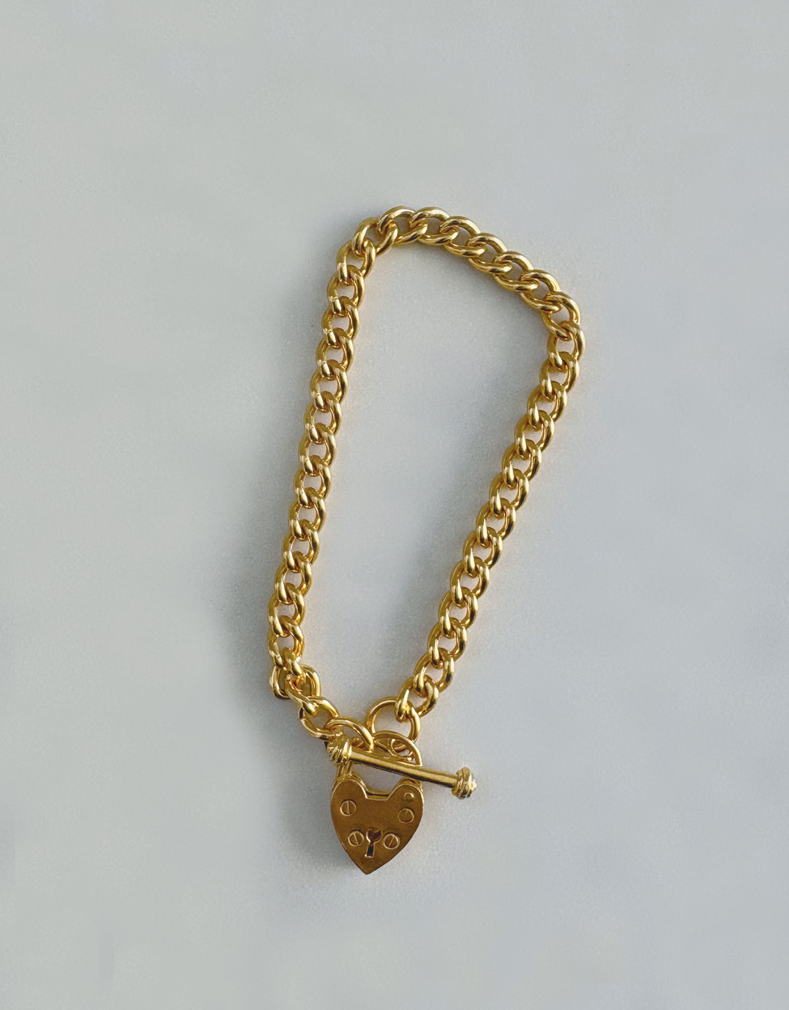 【gold】lock my heart bracelet