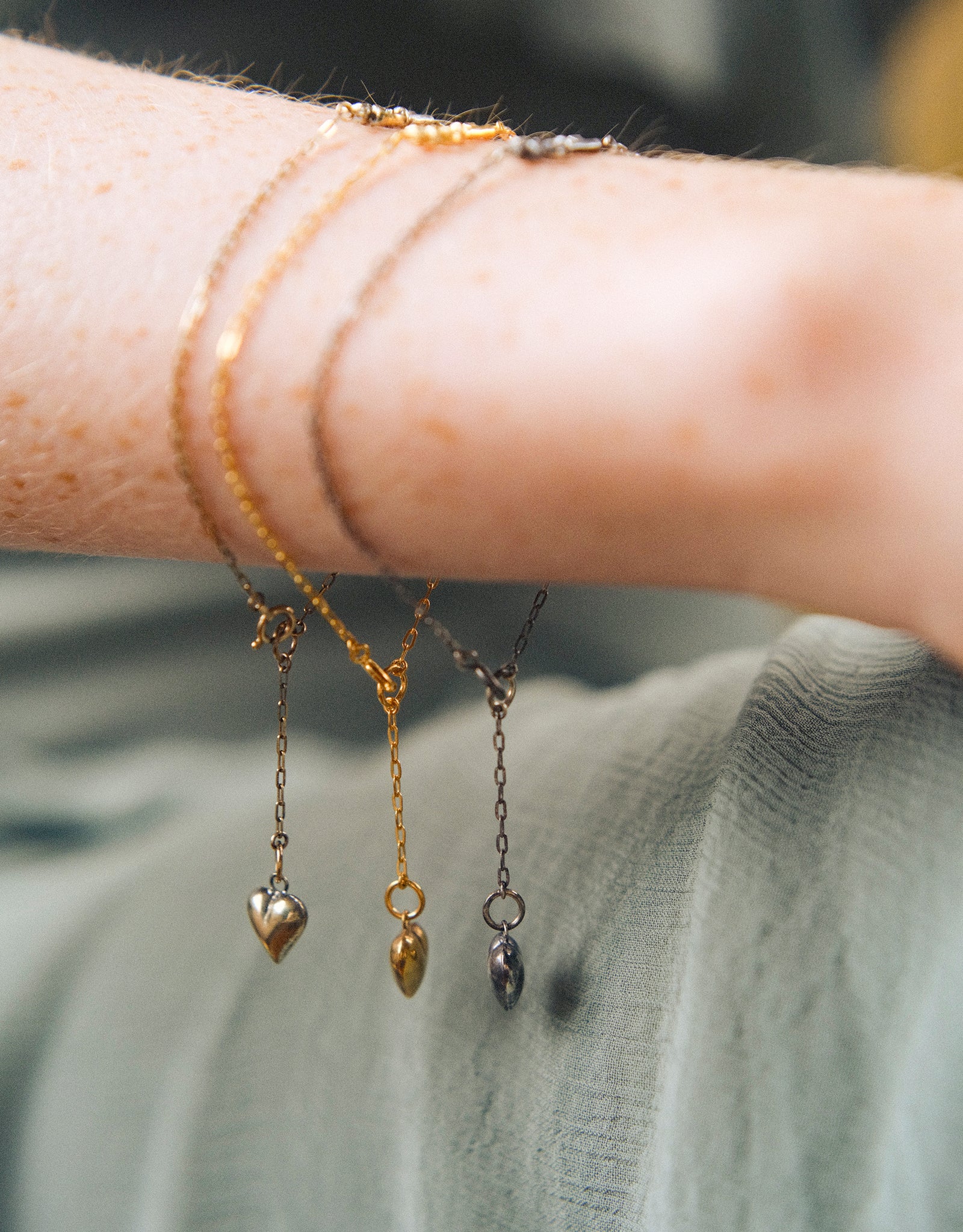 【gold】key to my heart bracelet
