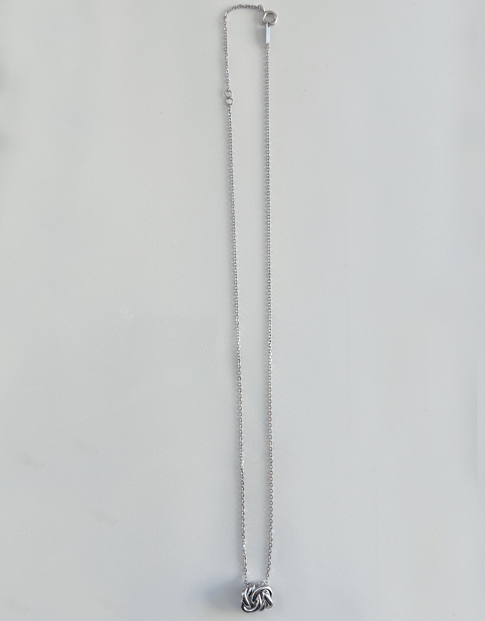 【silver】knot necklace