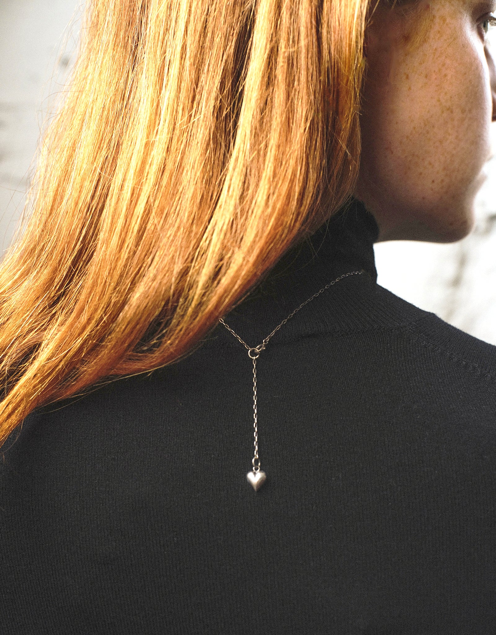 【silver】weight of love necklace