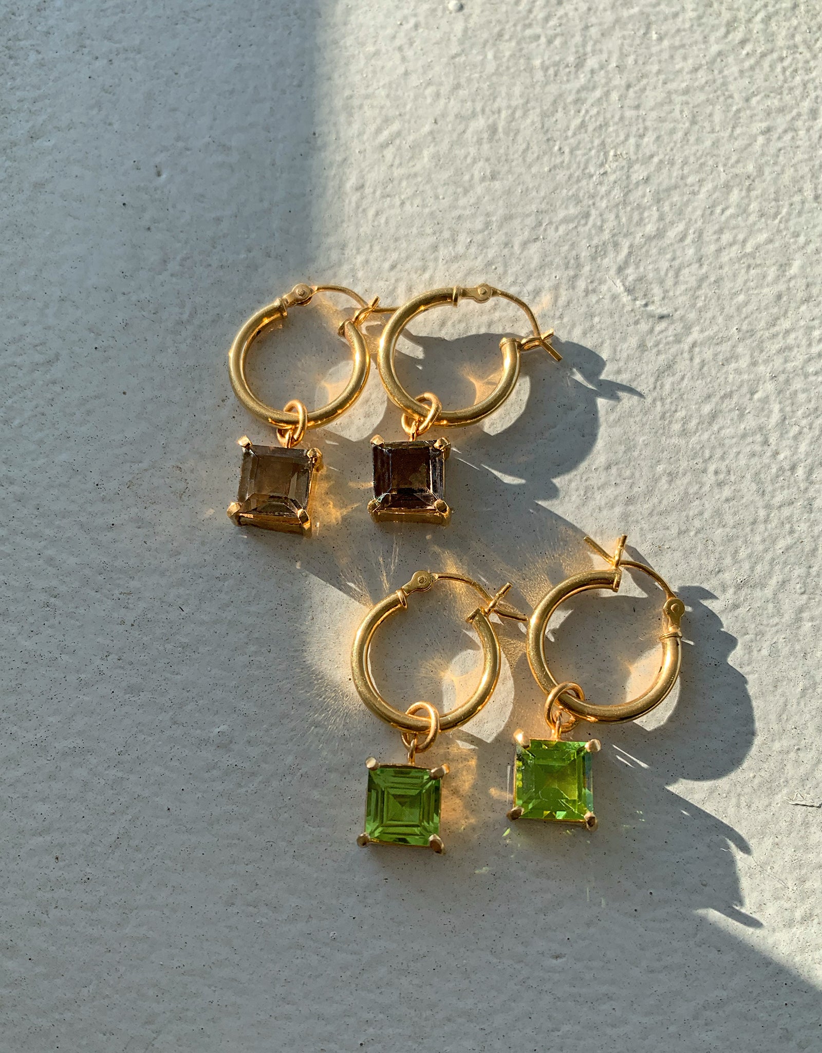 【colored stone】pierce/hoop