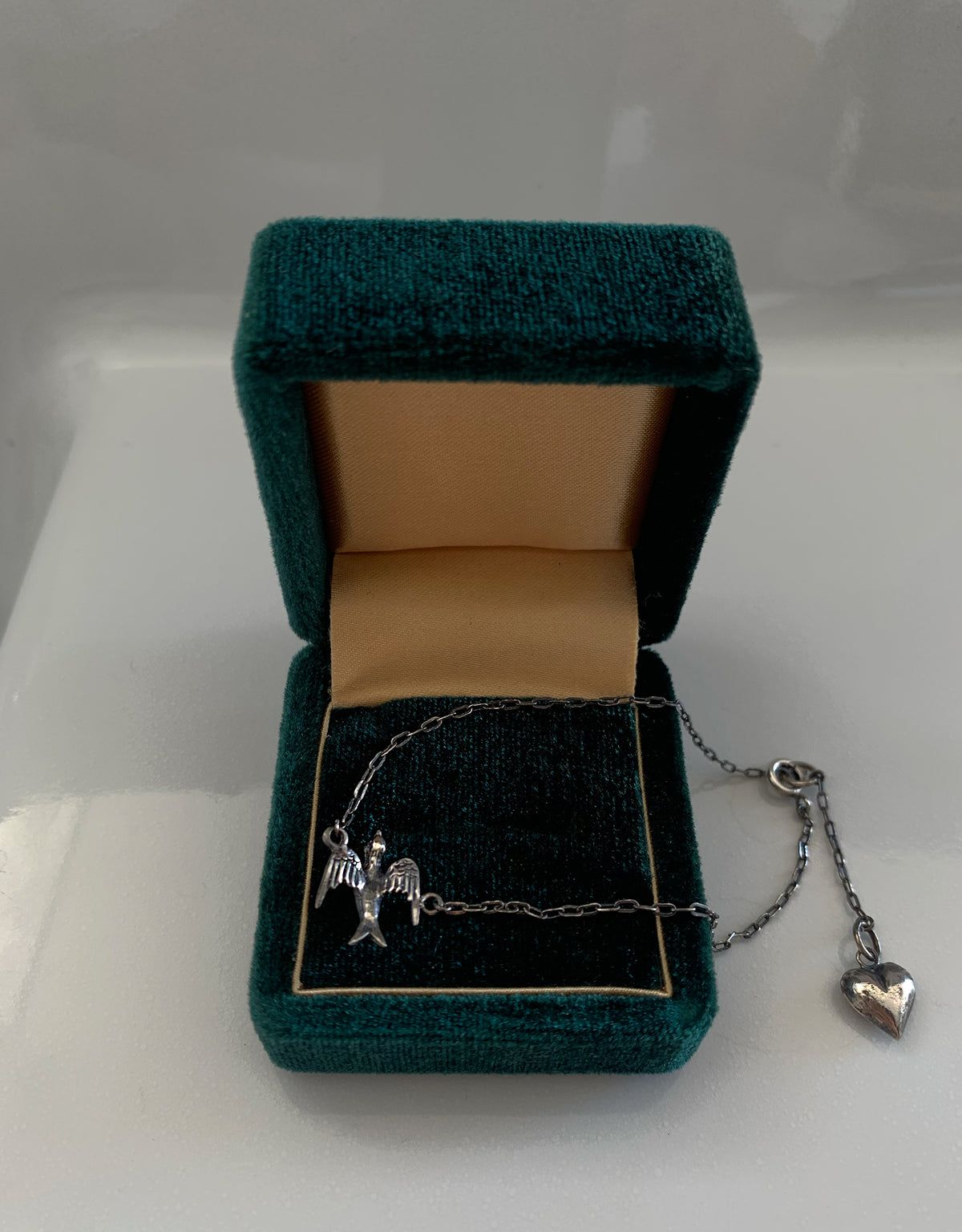 silver】swallow bracelet｜PARCA -ロマンティックなvintageムード漂う 