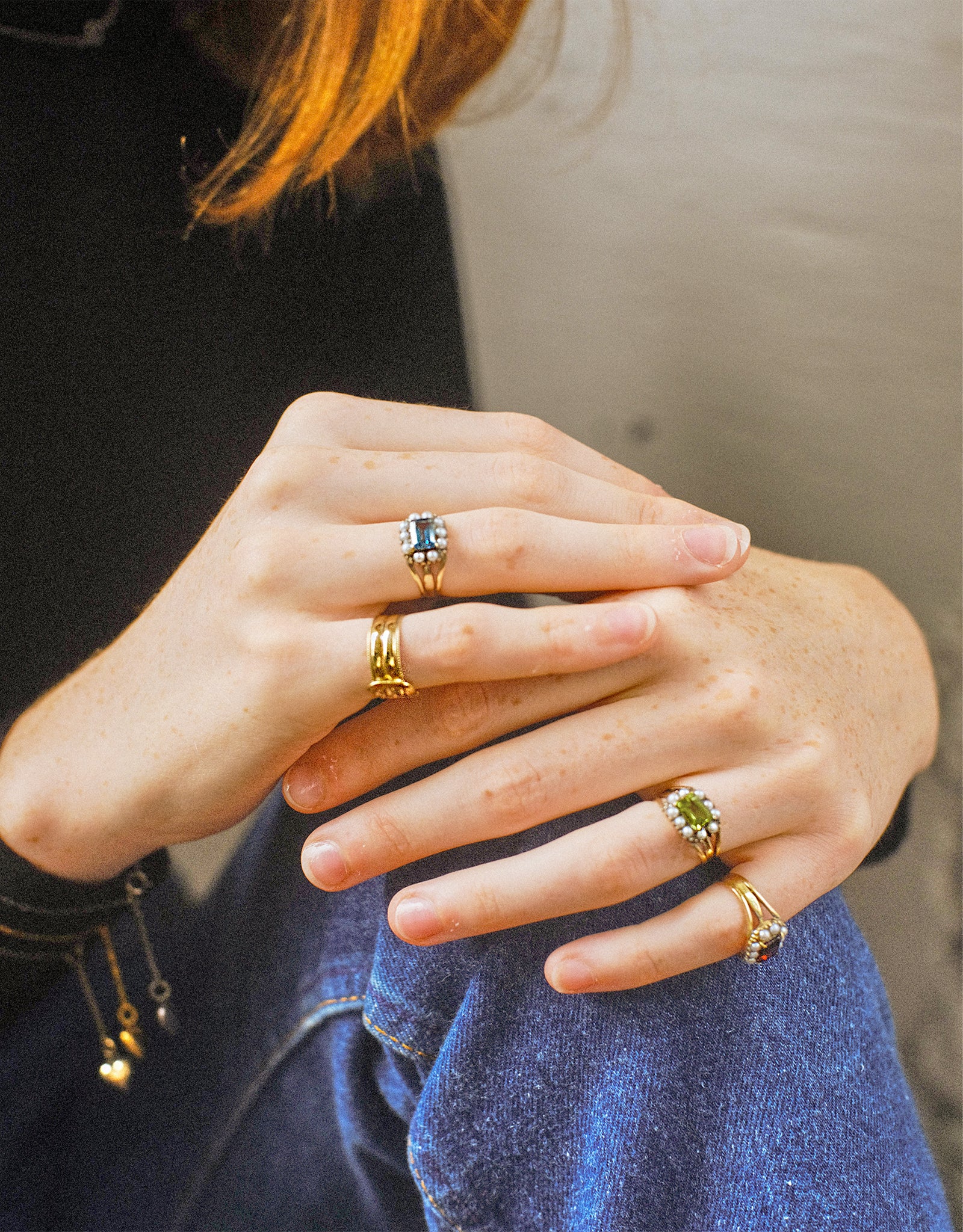 【gold】2buckle ring