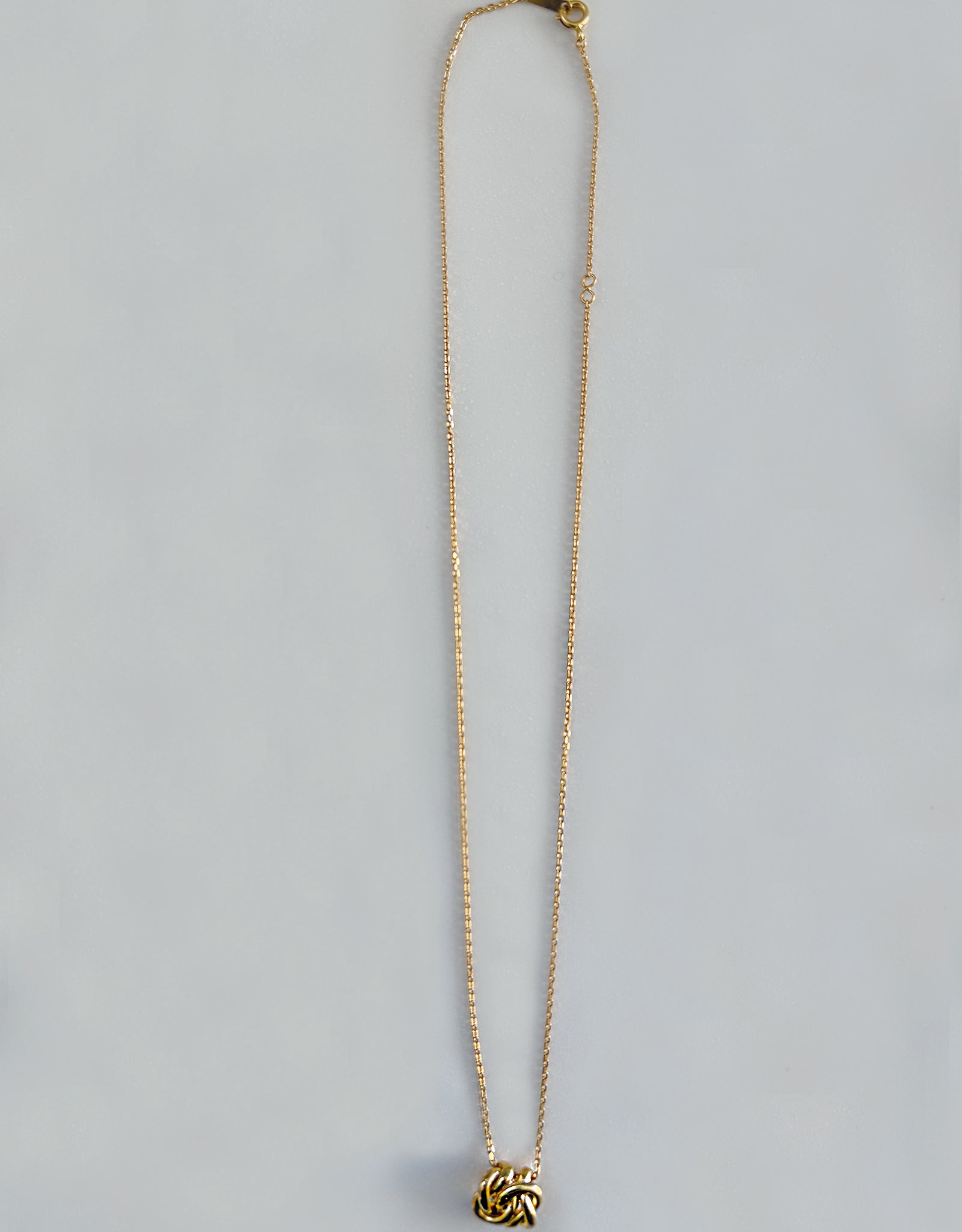 【gold】knot necklace