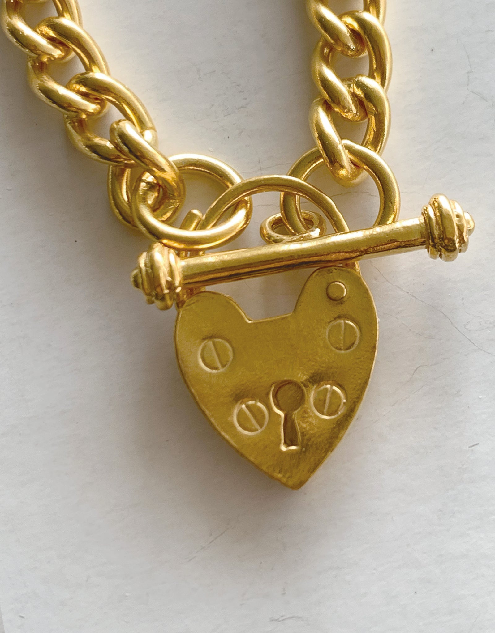 【gold】lock my heart bracelet