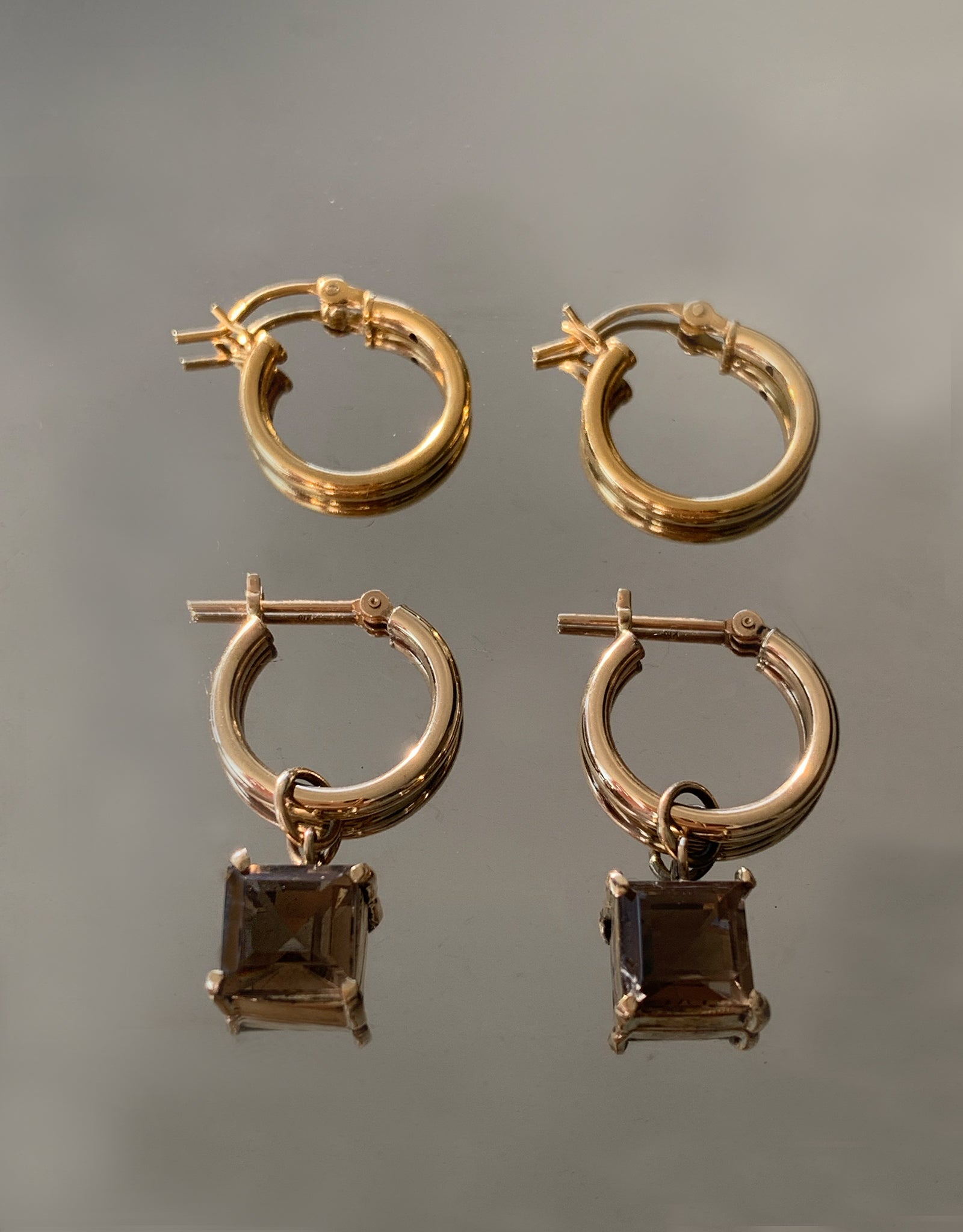 【colored stone】pierce/hoop