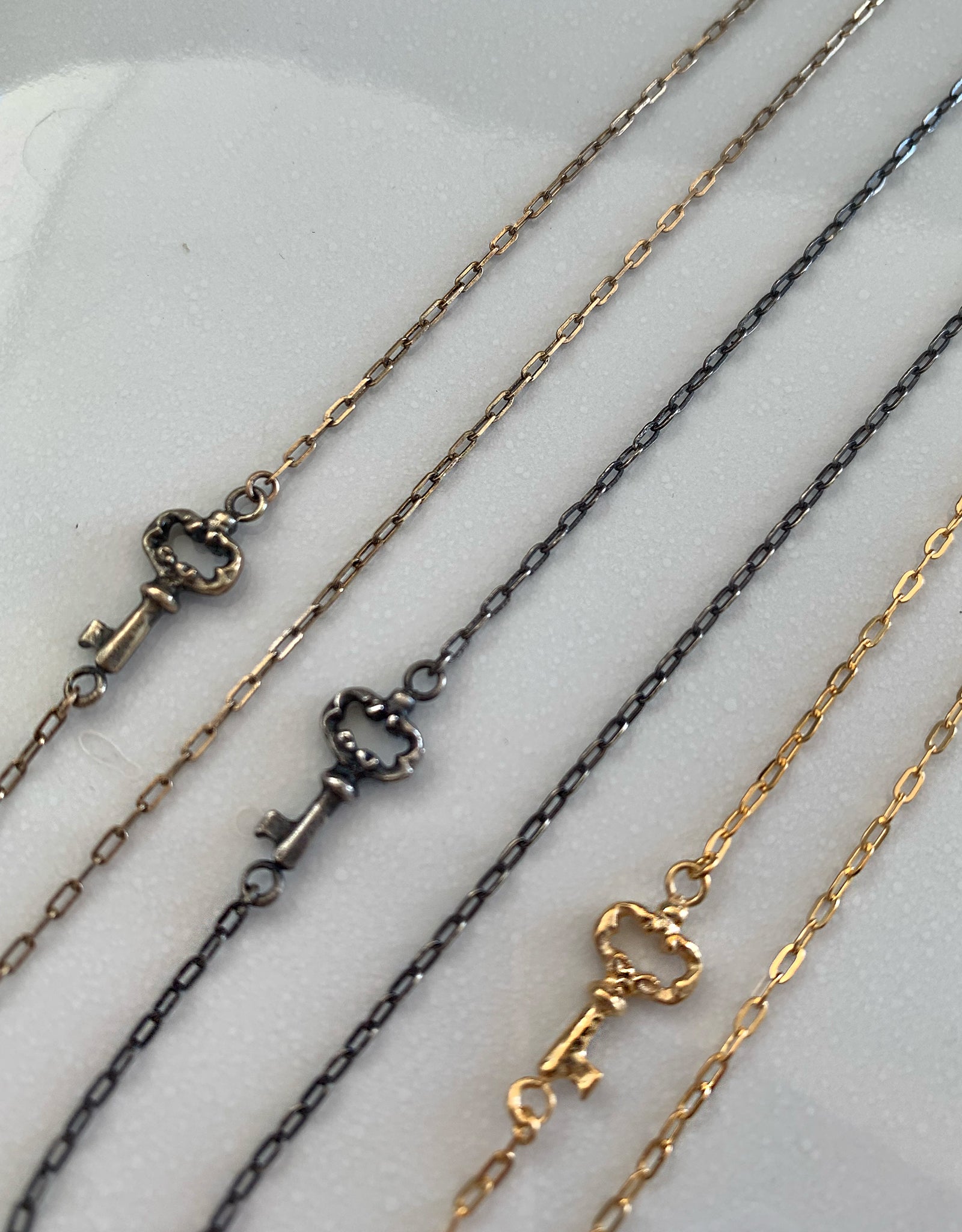 【gold】key to my heart necklace