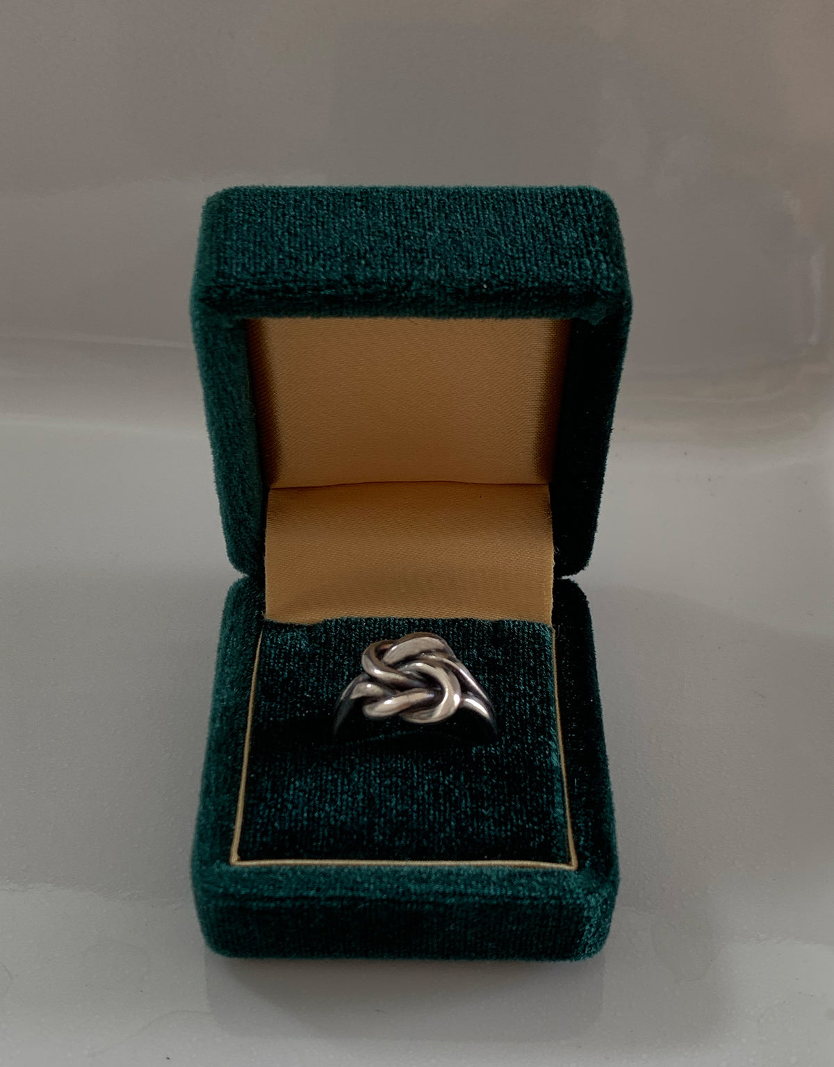 silver】knot ring｜PARCA -ロマンティックなvintageムード漂うK18中心 