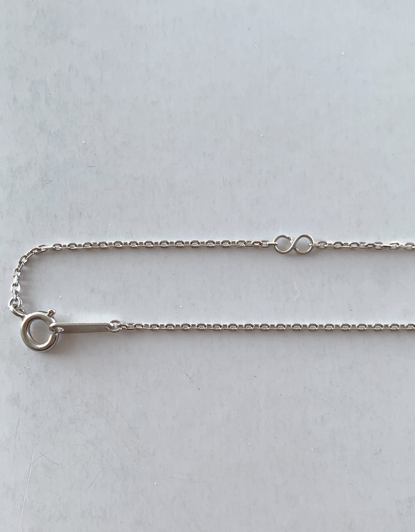 【silver】knot necklace