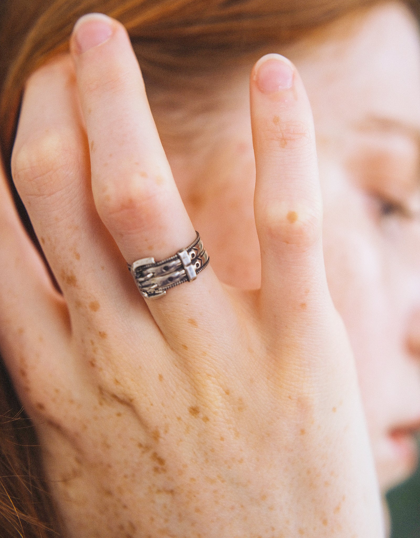 【silver】2buckle ring