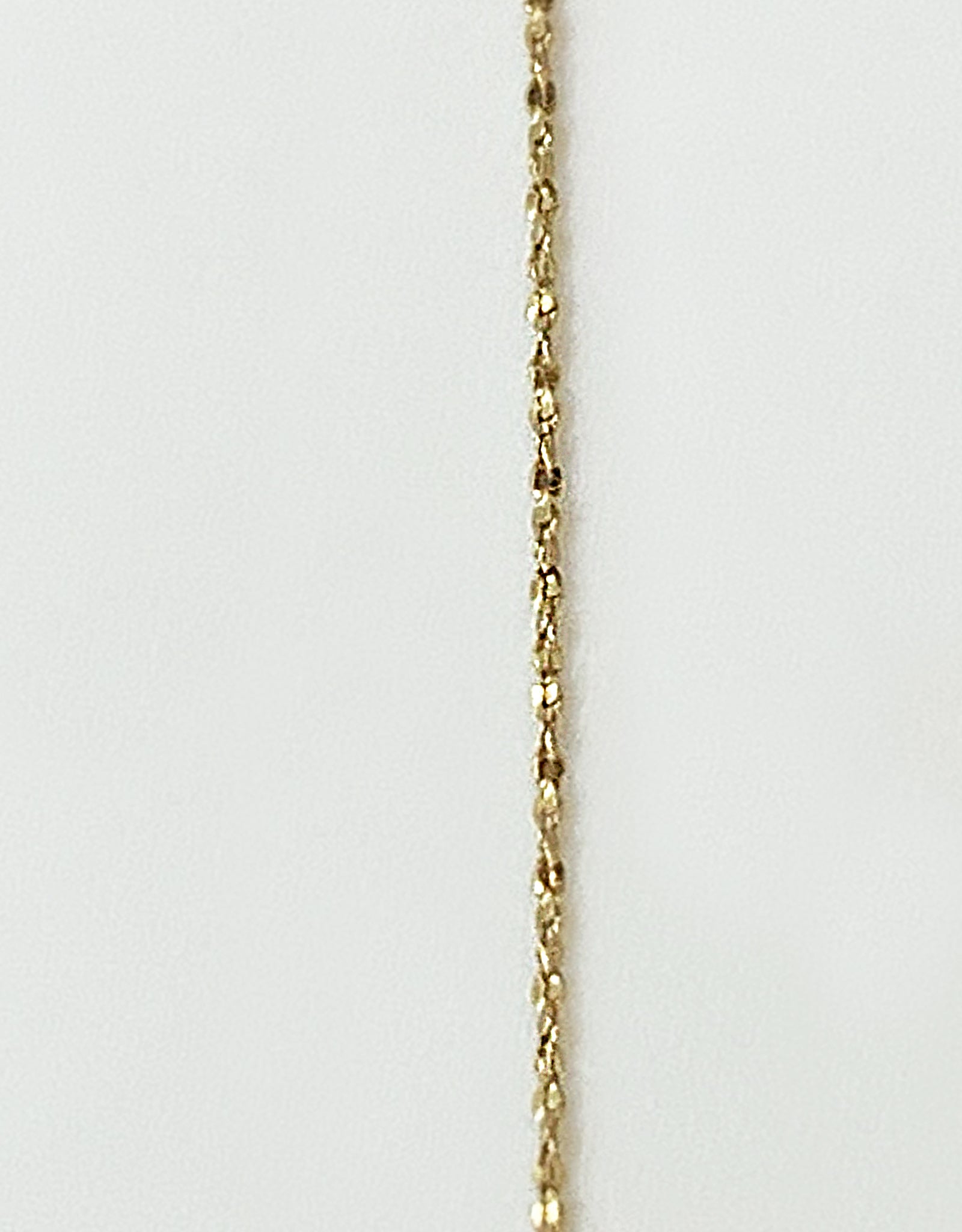 【gold】K18 Chain necklace 40.0 +diamond