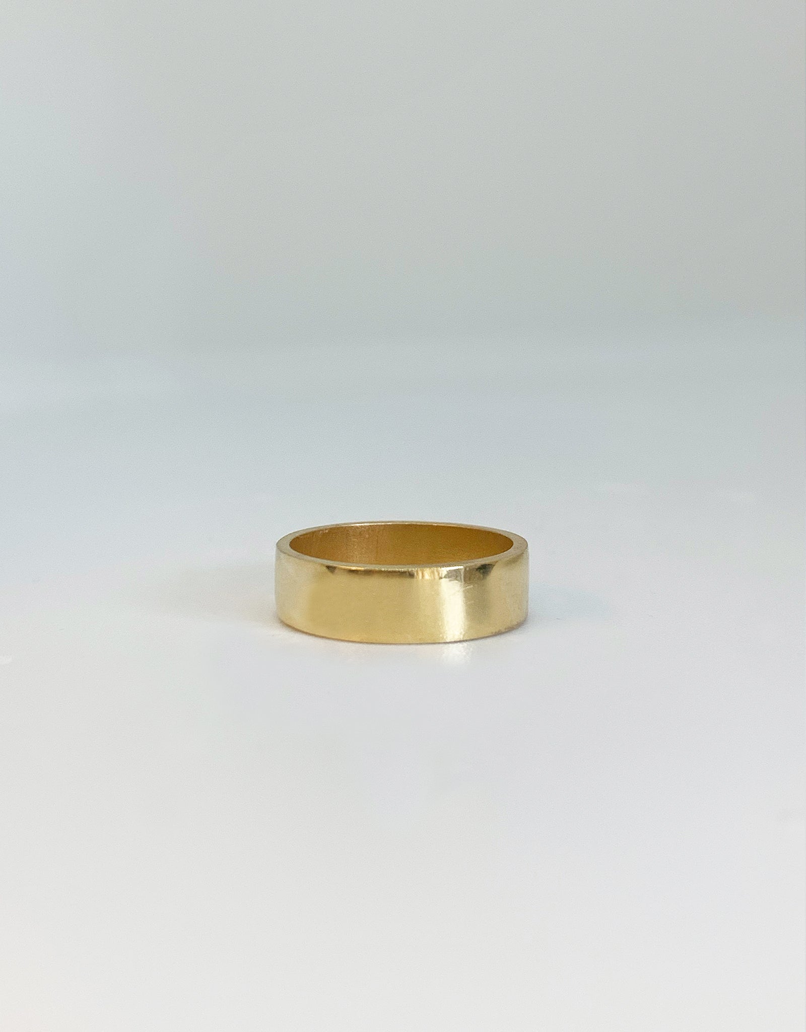 【gold】band ring 6