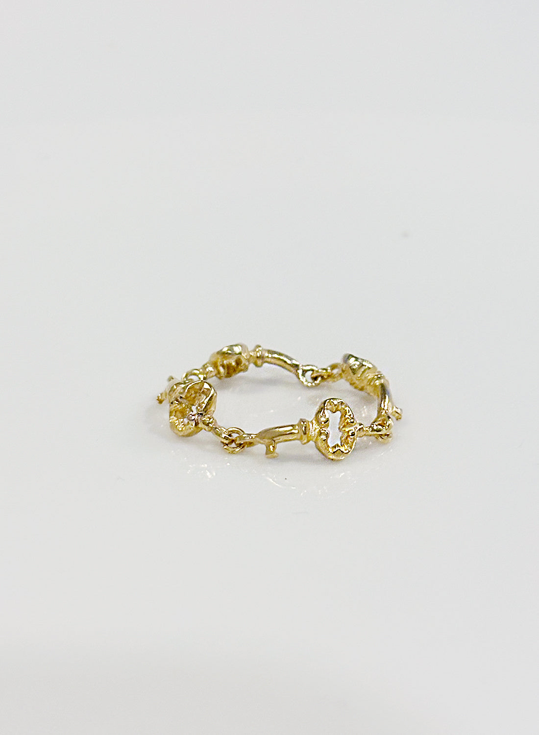 gold】key to my heart ring｜PARCA -ロマンティックなvintageムード