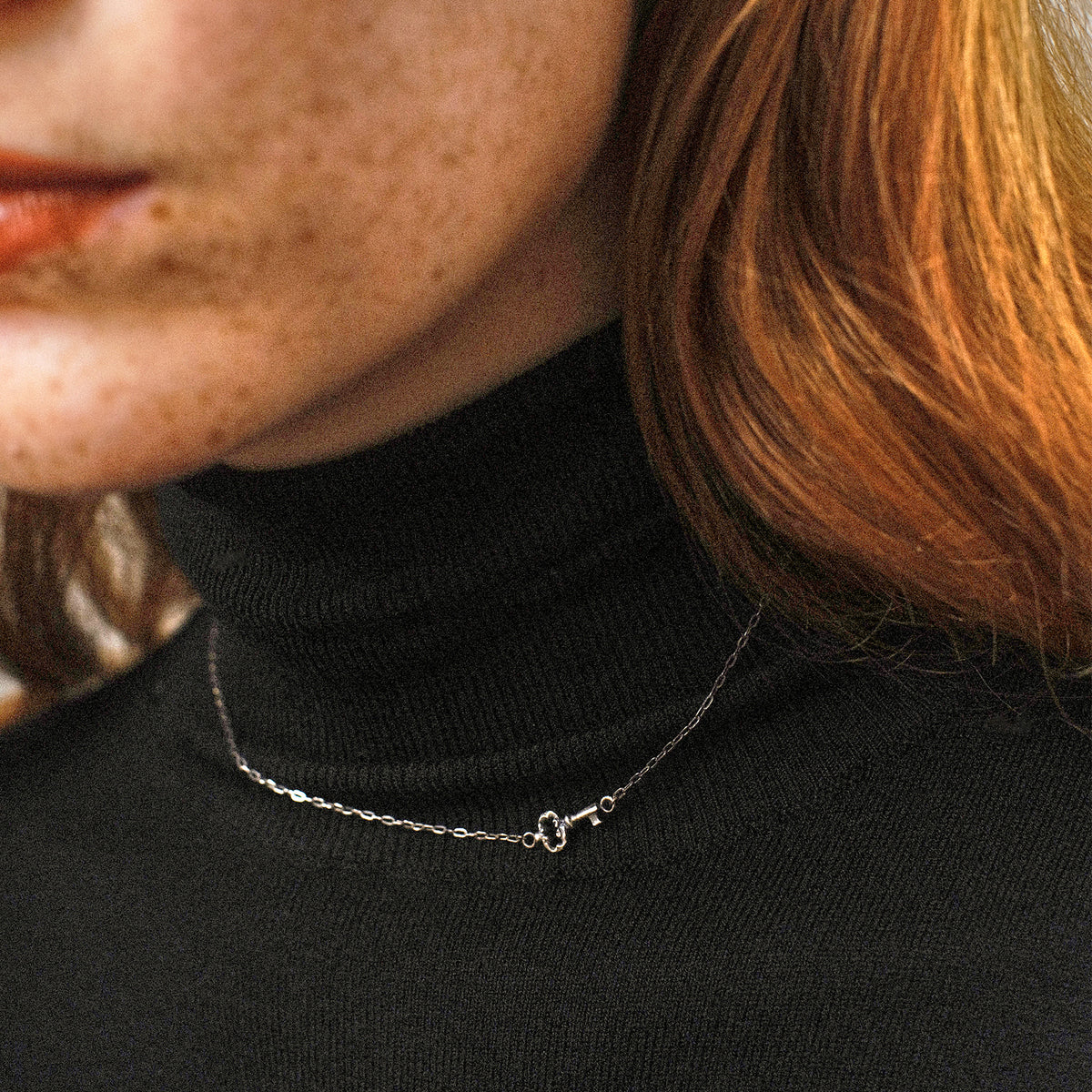 silver】key to my heart necklace｜PARCA -ロマンティックなvintage 