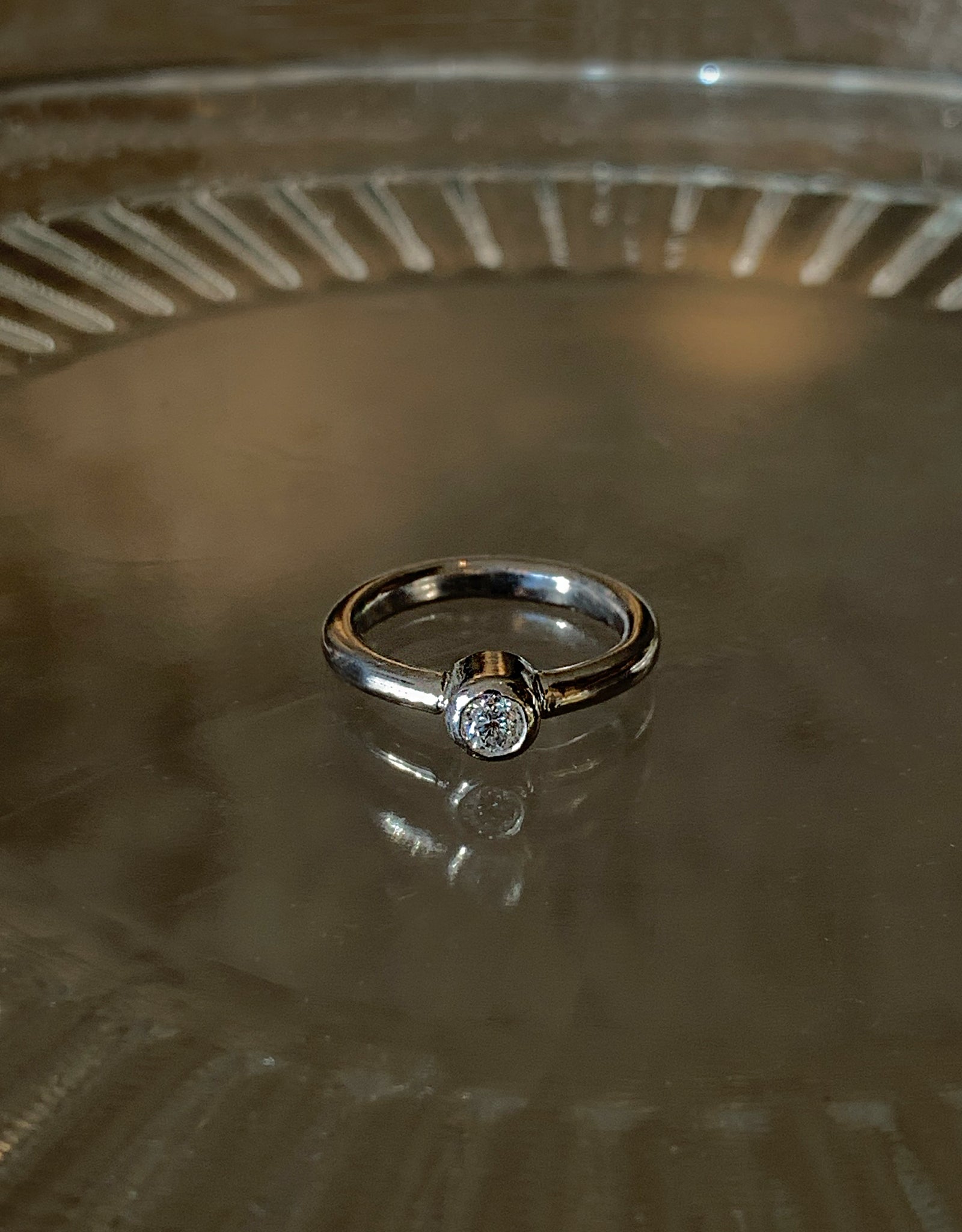 2set【silver】luna ring＆astrea ring (diamond)