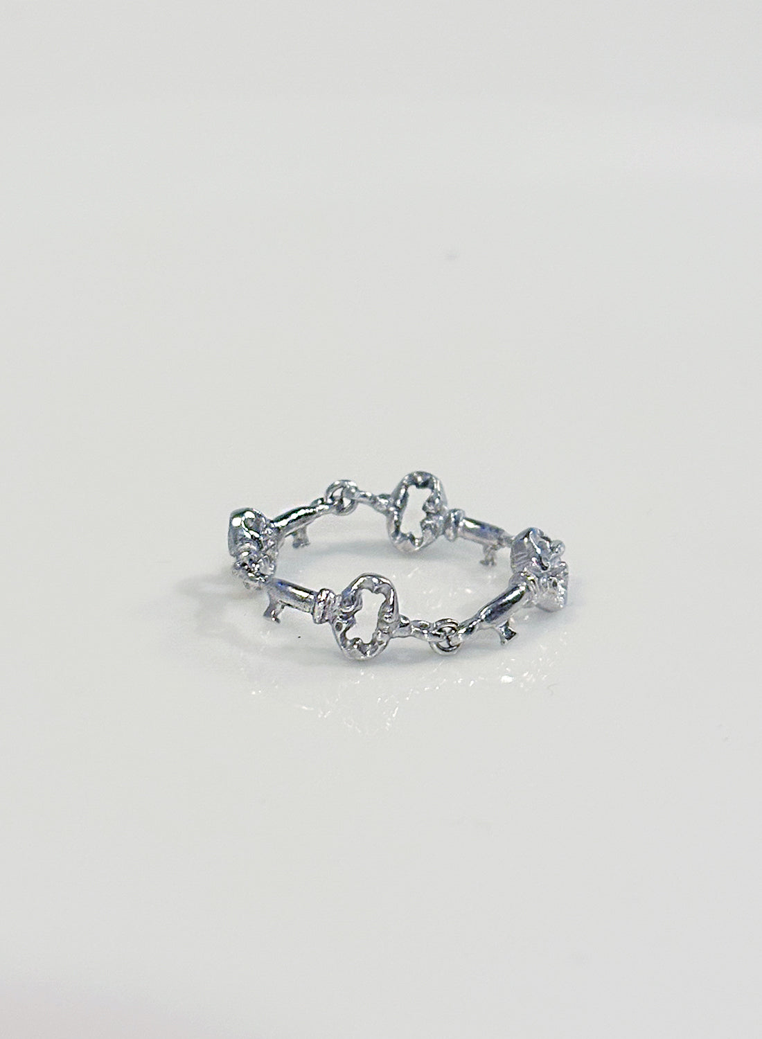 【silver】key to my heart ring