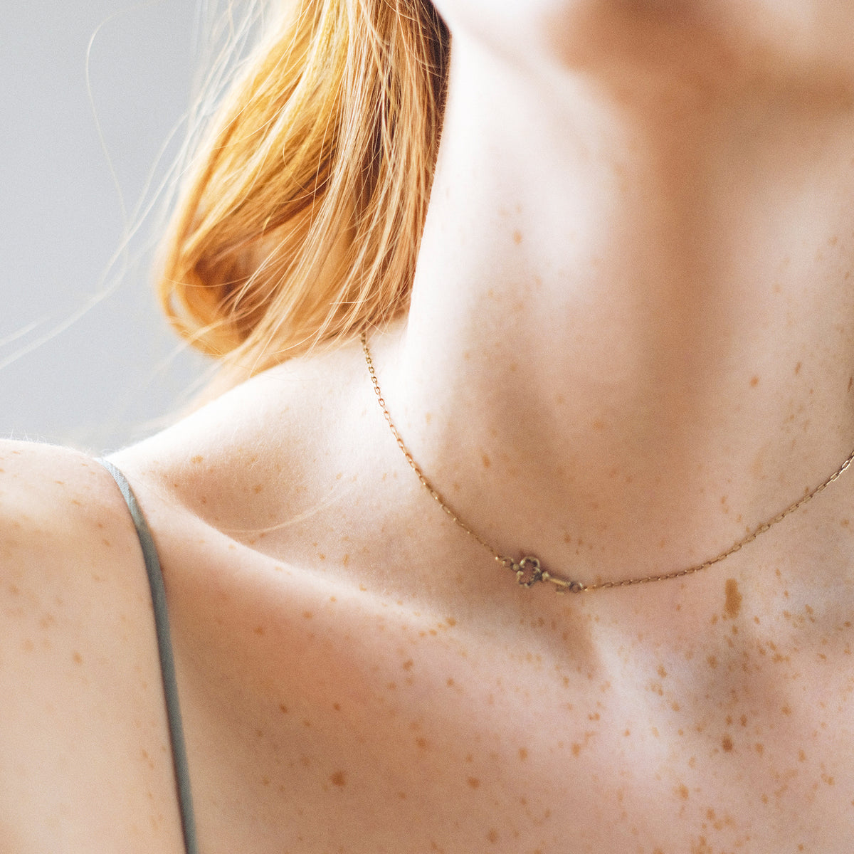 gold】key to my heart necklace｜PARCA -ロマンティックなvintage 