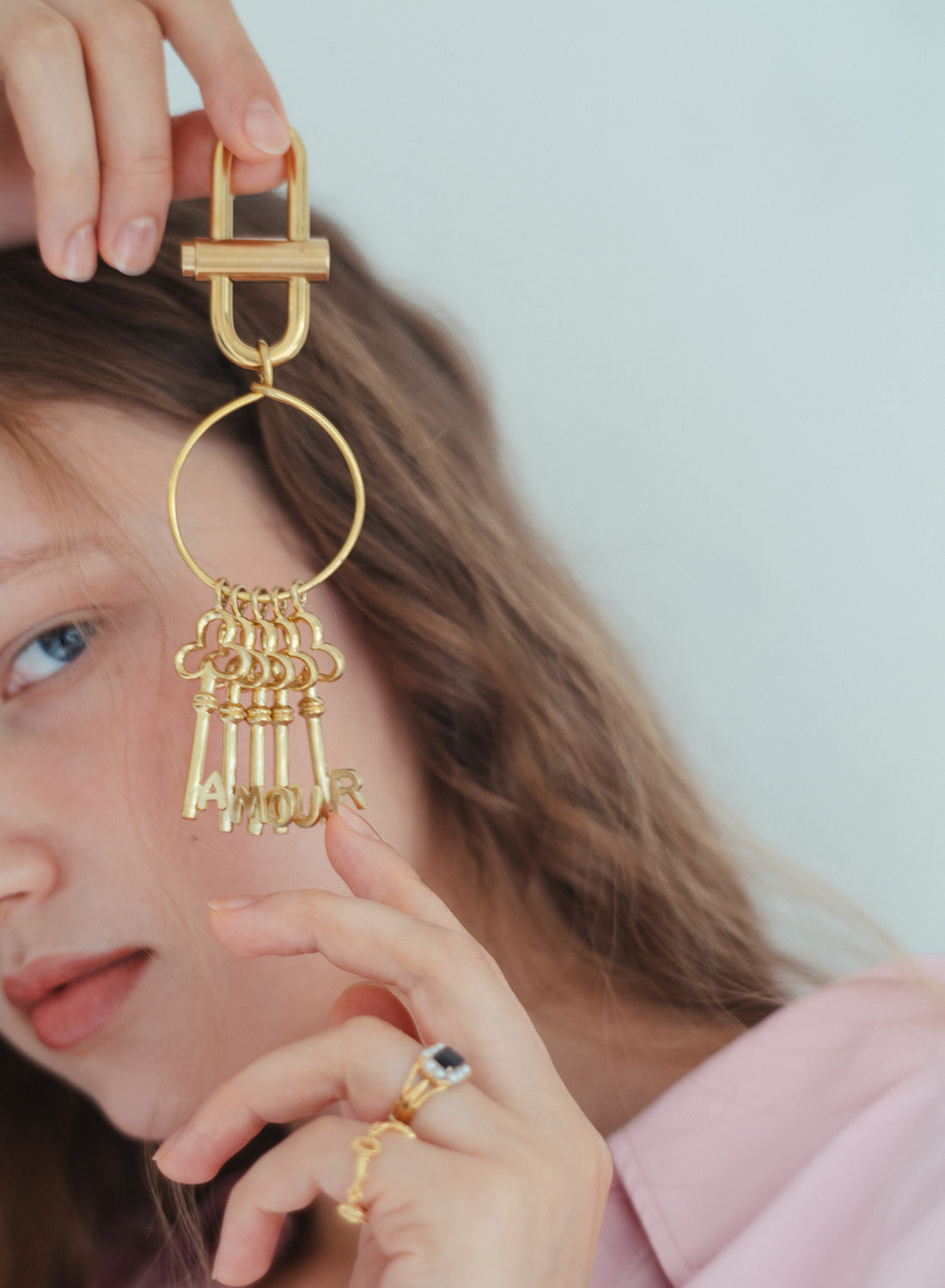 Traces key ring（bag charm）