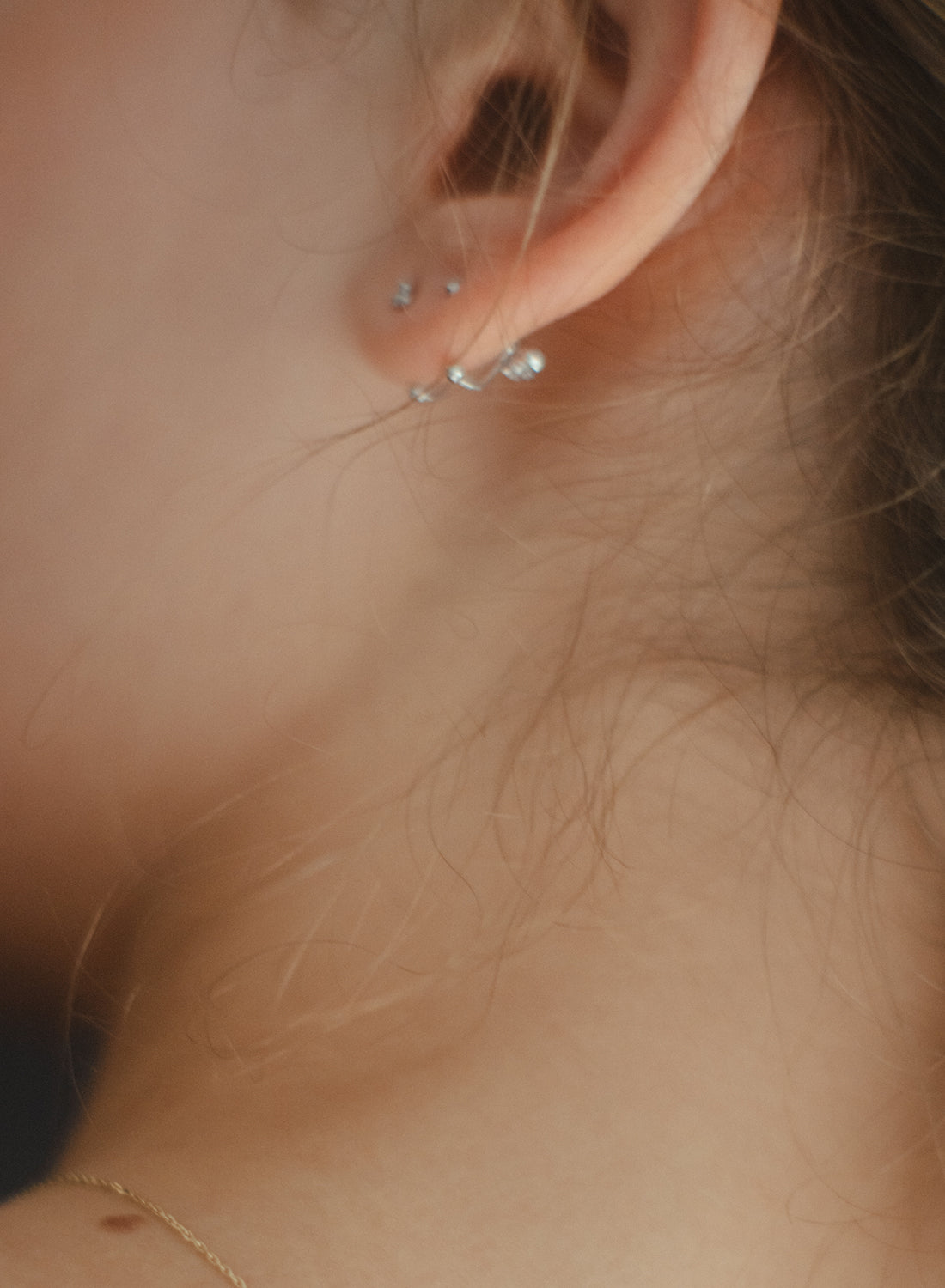 【silver】amṛta pierce