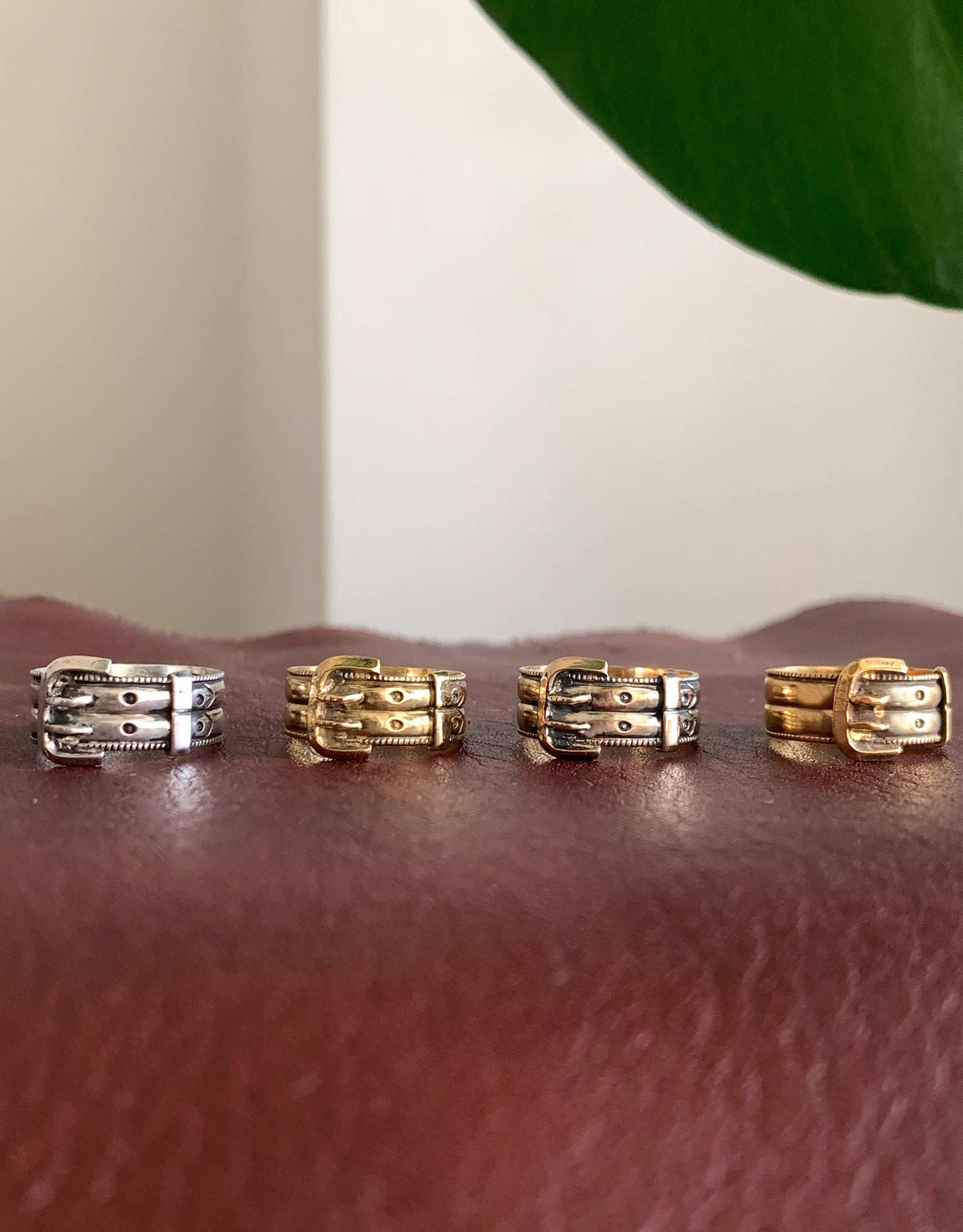 【gold】2buckle ring