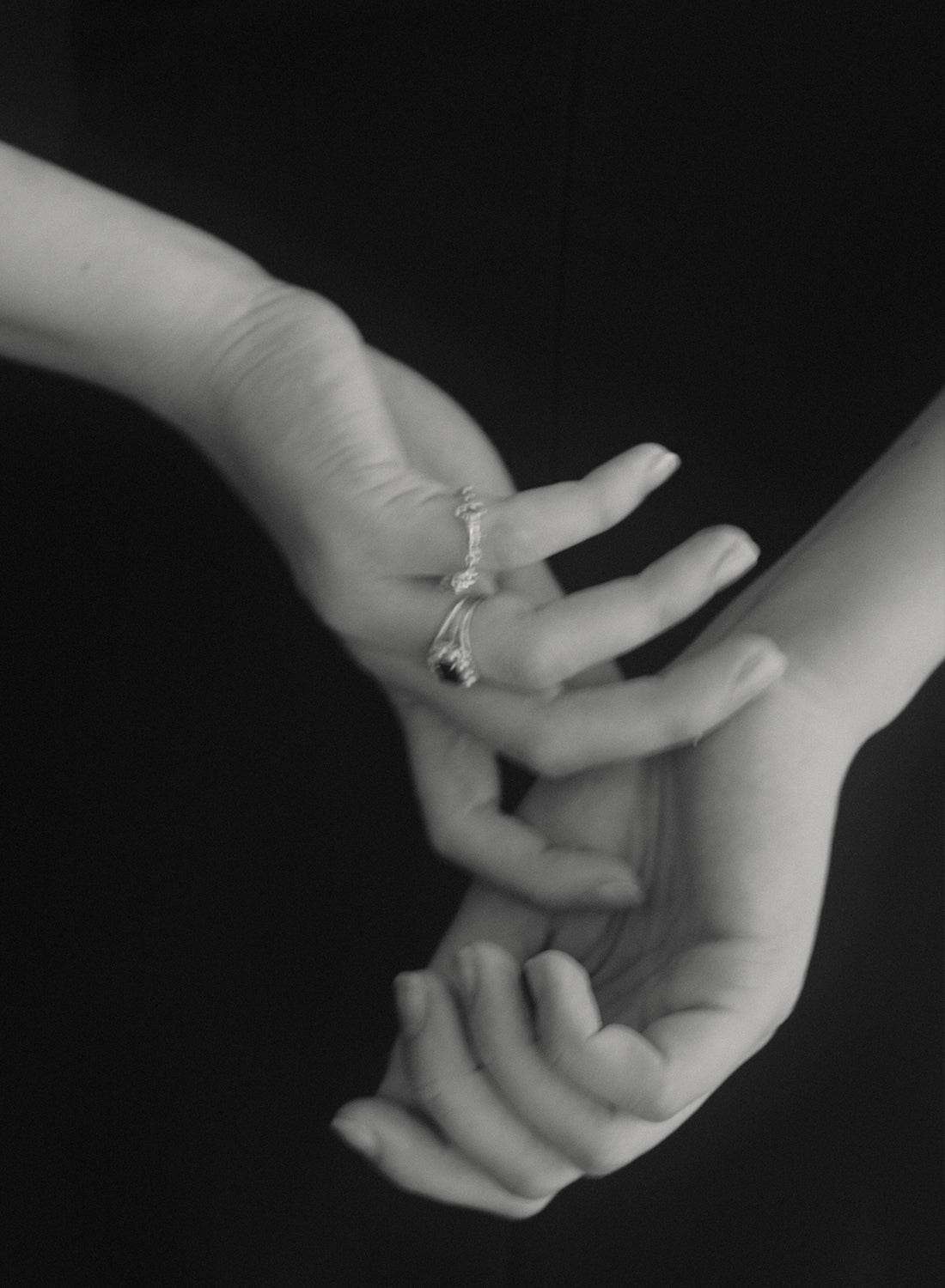 【silver】cosmos ring / onyx