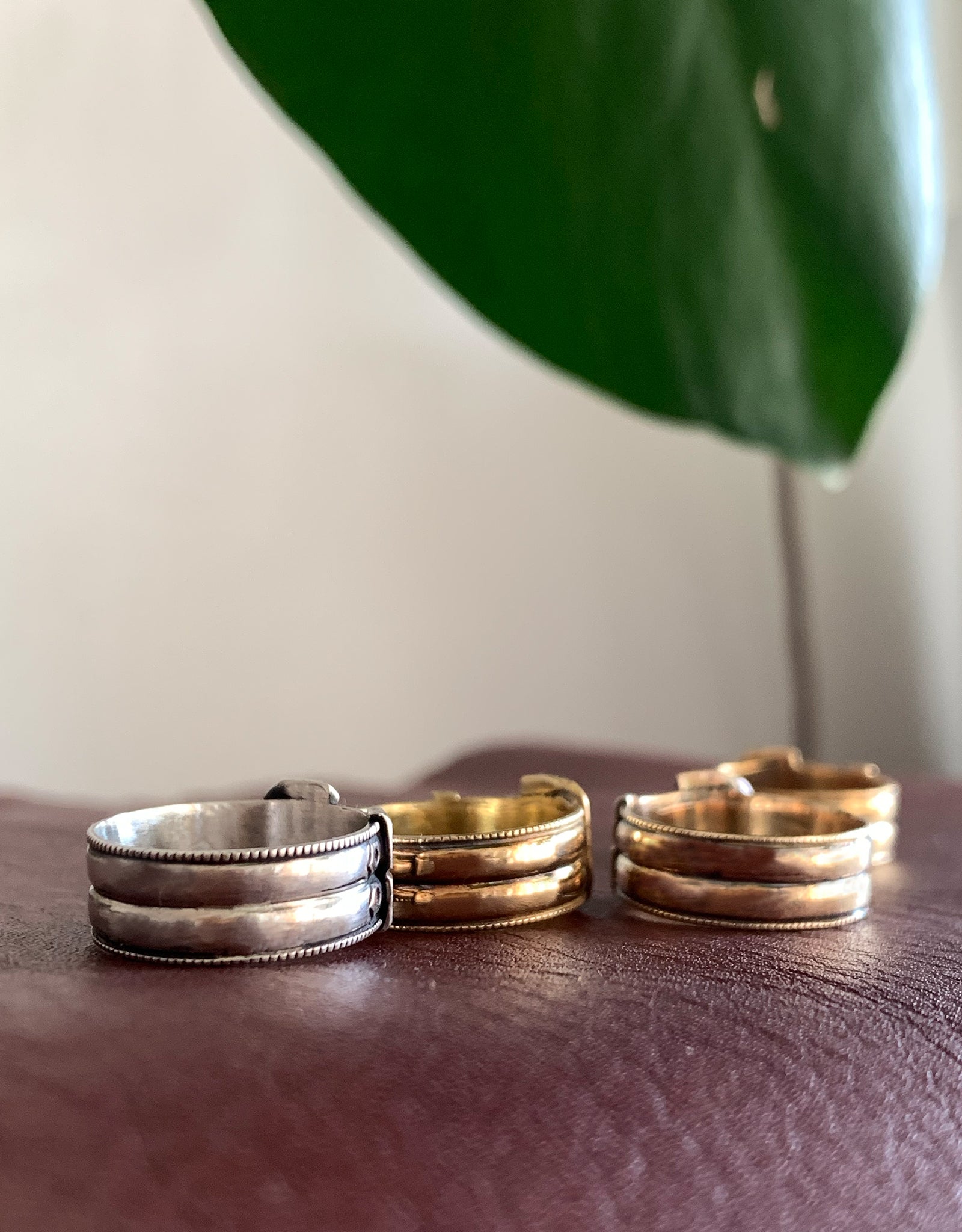 【gold】2buckle ring