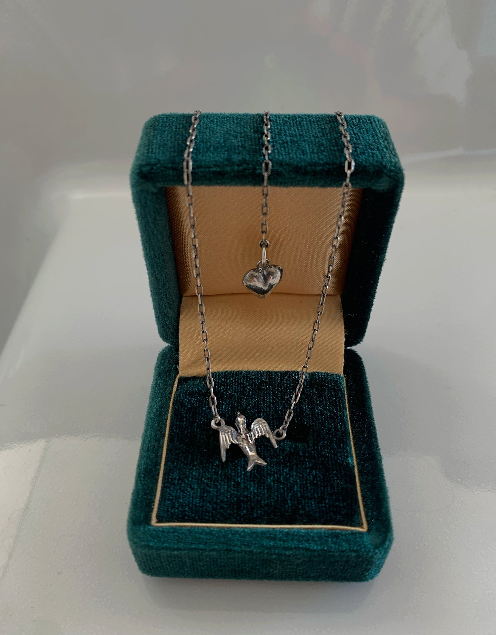 【silver】swallow necklace